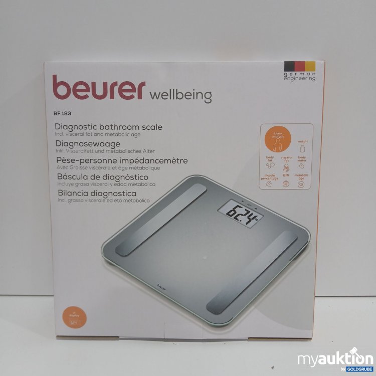 Artikel Nr. 361160 Artikel Nr. 361160: Beurer Wellbeing Diagnosewaage BF 183