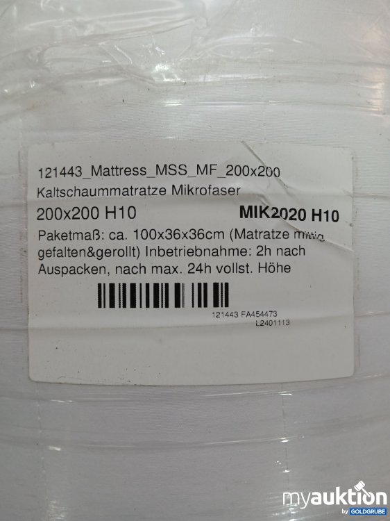 Artikel Nr. 439160 Artikel Nr. 439160: Matratze 200x200cm H10