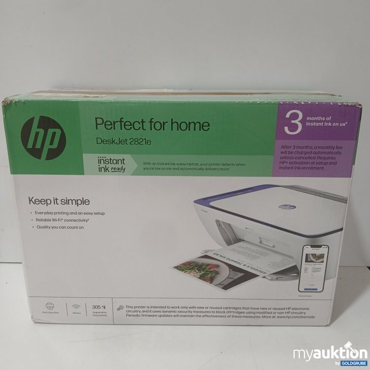 Artikel Nr. 466160 Artikel Nr. 466160: HP DeskJet 2821e Drucker