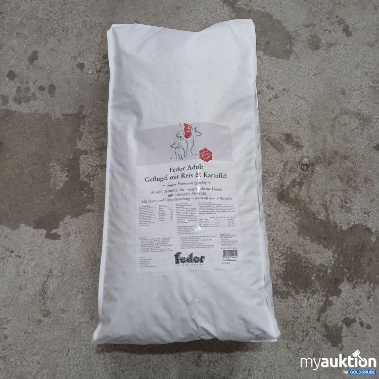 Artikel Nr. 826160 Artikel Nr. 826160: Fedor Adult Geflügel mit Reis & Kartoffel 15kg