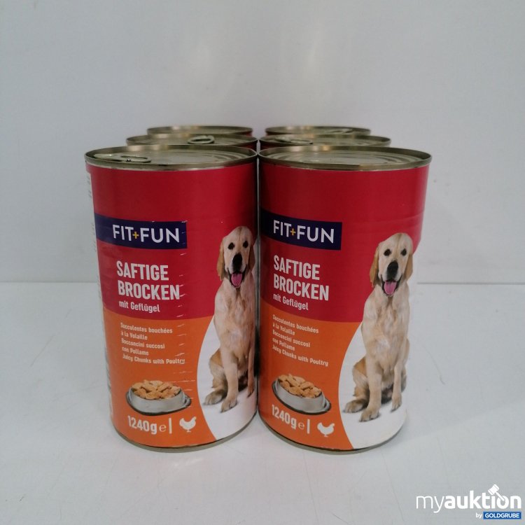 Artikel Nr. 840160 Artikel Nr. 840160: Fit+Fun Saftige Brocken Geflügel 6x1240g