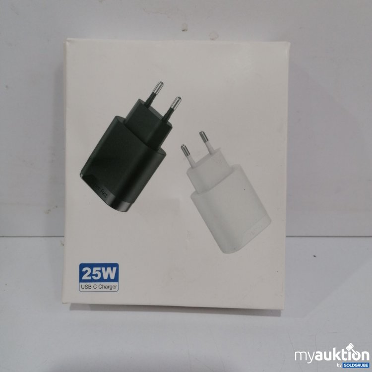 Artikel Nr. 850160: USB C Ladekabel und Netzteil weiß 25W