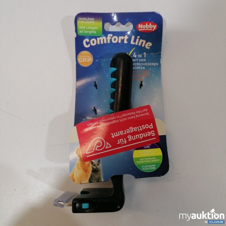 Artikel Nr. 896160: Nobby Comfort Line Fellbürste mit 4 Aufsätzen