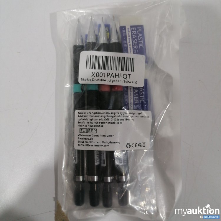 Artikel Nr. 898160: Tikplus Druckbleistift Set mit Radiergummis 