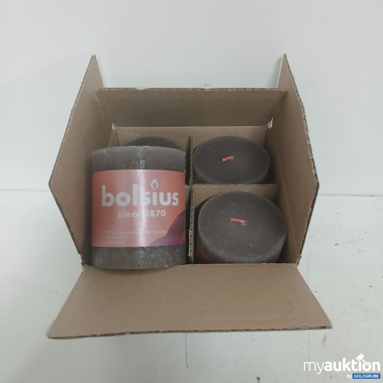Artikel Nr. 903160: Bolsius Rustic Pillar Candles 4 Stück 