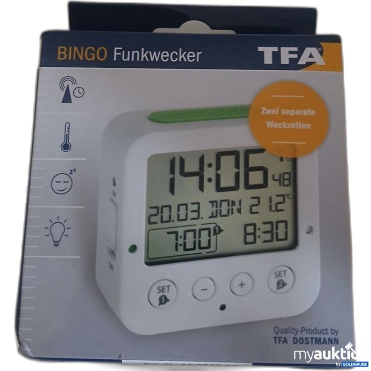 Artikel Nr. 922160: TFA Bingo Funkwecker