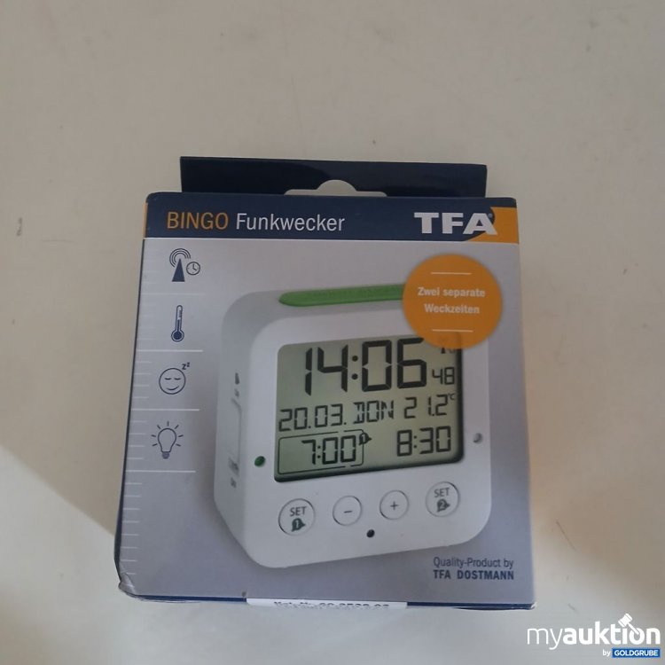 Artikel Nr. 922160: TFA Bingo Funkwecker