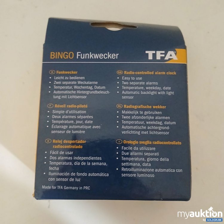 Artikel Nr. 922160: TFA Bingo Funkwecker