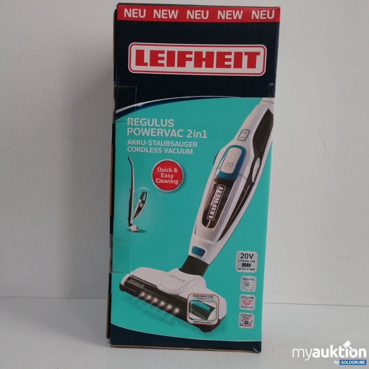 Artikel Nr. 340161 Artikel Nr. 340161: Leifheit Regulus Powervac 2 in1, Akku Staubsauger 20V