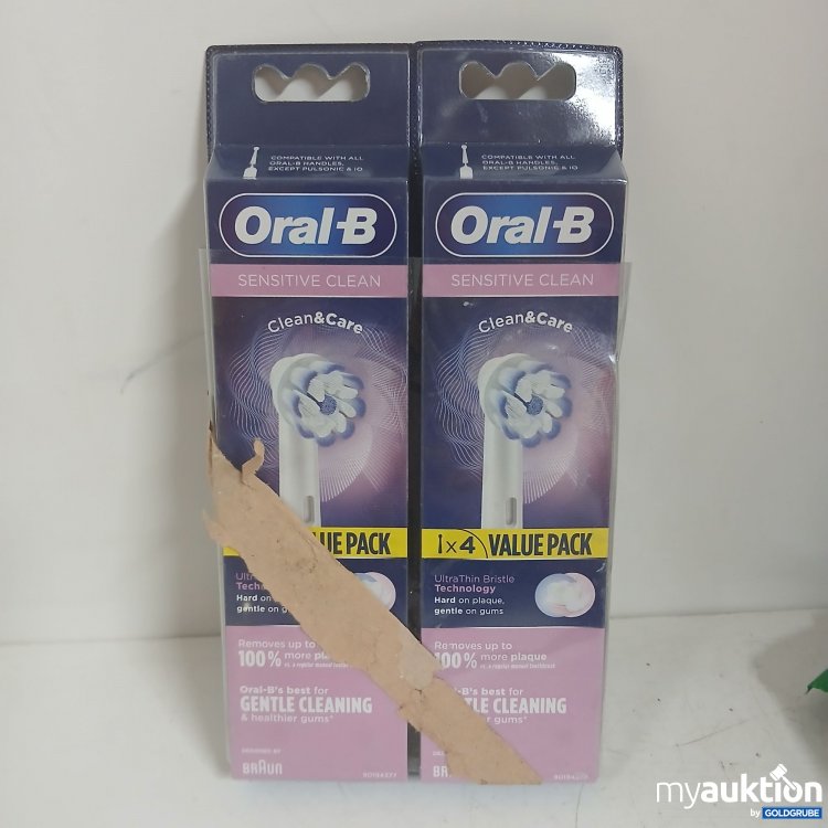Artikel Nr. 828161 Artikel Nr. 828161: Oral-B Ersatzbürsten Sensitive Clean 2er Pack x4 Bürstenköpfe