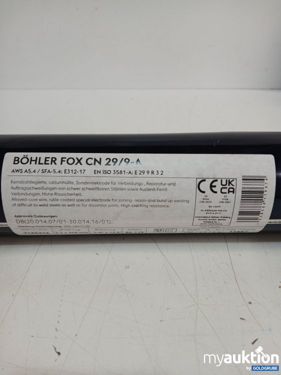 Artikel Nr. 996161 Artikel Nr. 996161: BÖHLER FOX Elektrode CN 29/9-A
