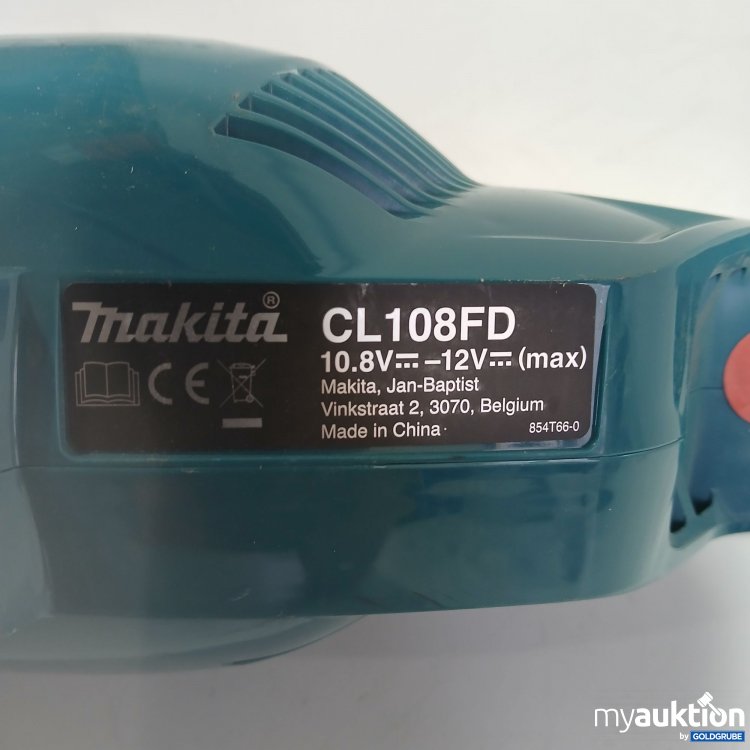 Artikel Nr. 399162 Artikel Nr. 399162: Makita Akku Staubsauger CL108FD laut Foto