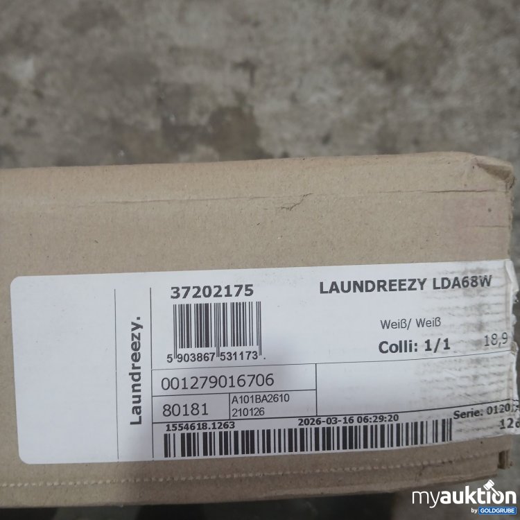 Artikel Nr. 465162 Artikel Nr. 465162: Laundreezy LDA68W Weiß