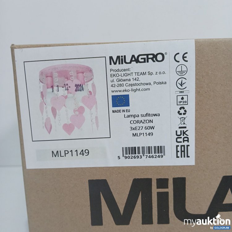 Artikel Nr. 832162 Artikel Nr. 832162: Milagro Lampe MLP1149