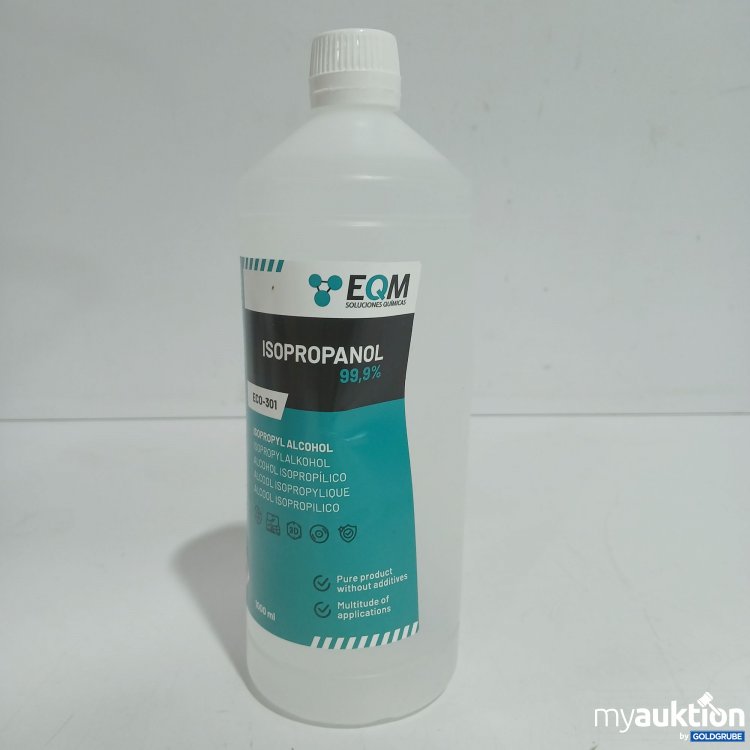 Artikel Nr. 876162 Artikel Nr. 876162: EQM Isopropanol 99,9% 1000ml
