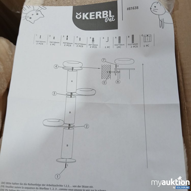 Artikel Nr. 967162: Kerbl Kratzbaum Dolomit Tower 