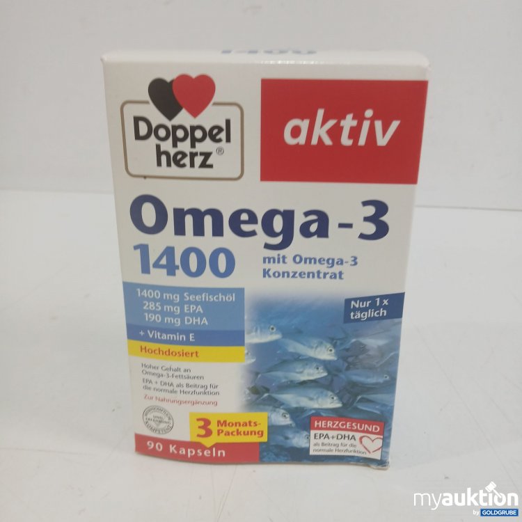 Artikel Nr. 977162: Doppel Herz Omega 3 1400 90 Kapseln