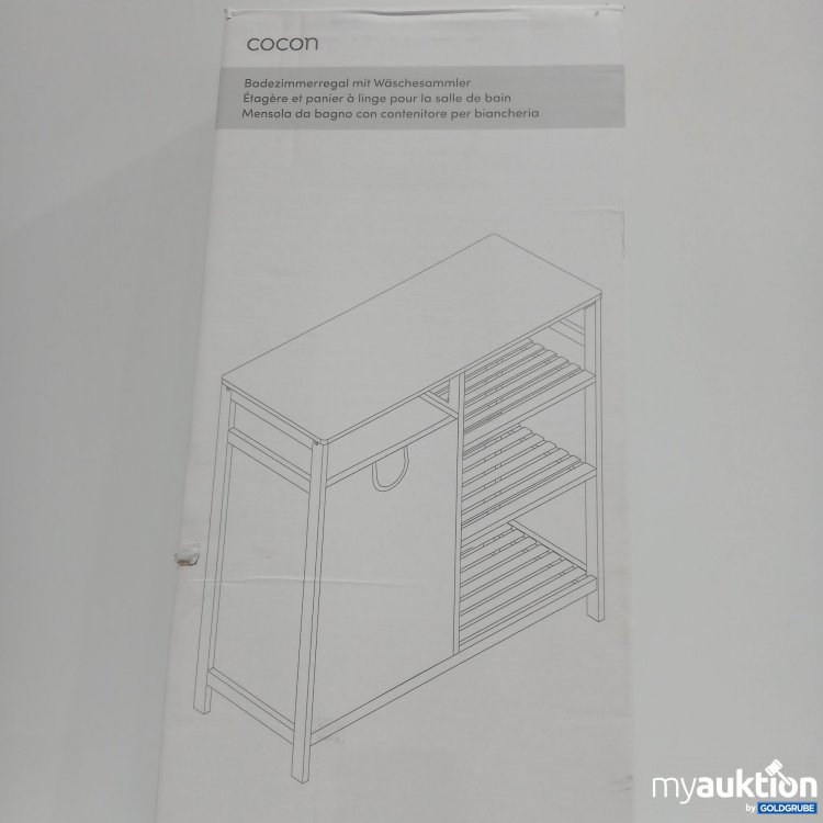 Artikel Nr. 361163 Artikel Nr. 361163: Cocon Badezimmerregal mit Wäschesammler