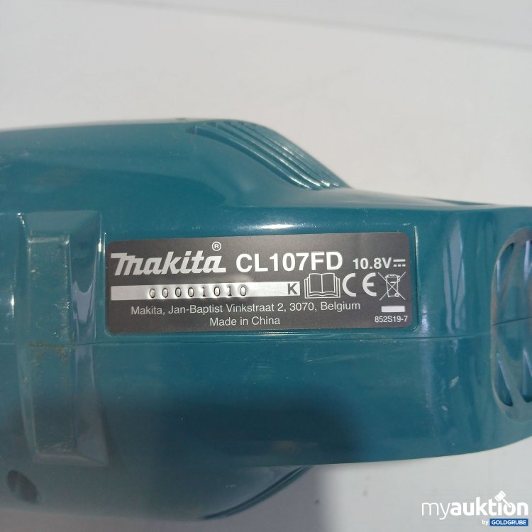 Artikel Nr. 399163 Artikel Nr. 399163: Makita Akku Staubsauger CL107FD laut Foto