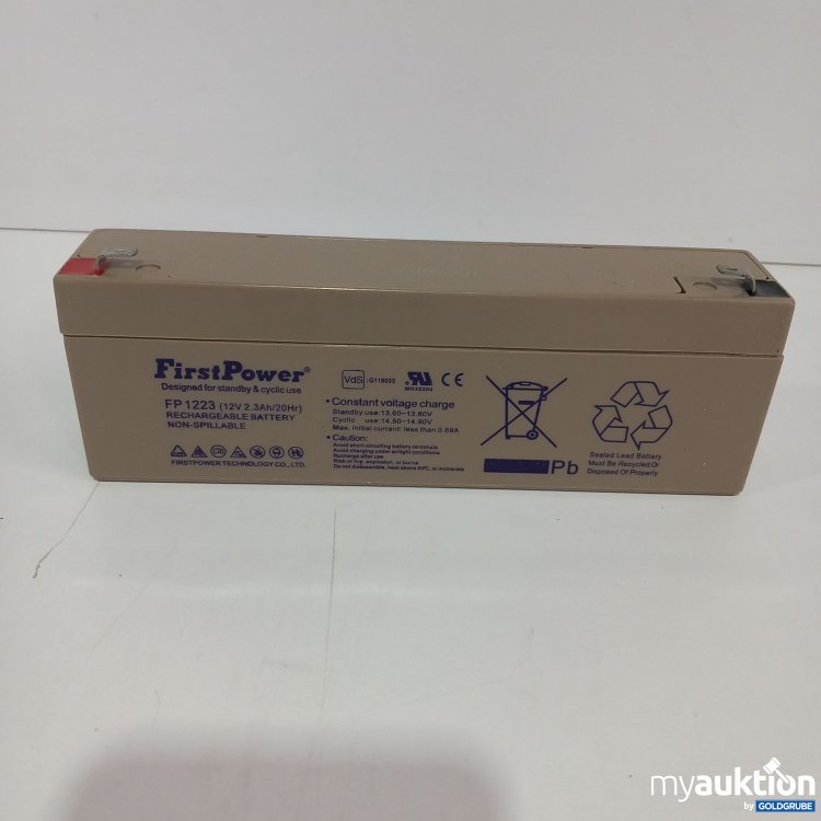 Artikel Nr. 521163 Artikel Nr. 521163: Firstpower FP1223 12V Rechargeable Battery
