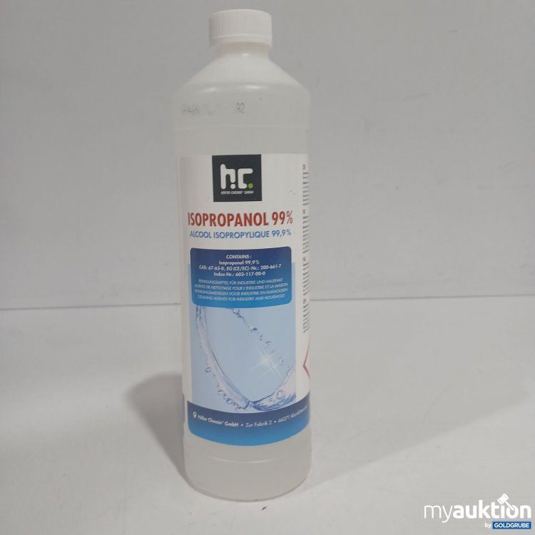 Artikel Nr. 876163 Artikel Nr. 876163: Hc Isopropanol 99% 1L