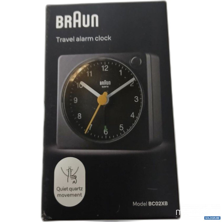 Artikel Nr. 913163 Artikel Nr. 913163: Braun Travel Alarm Clock Model BCO2XB