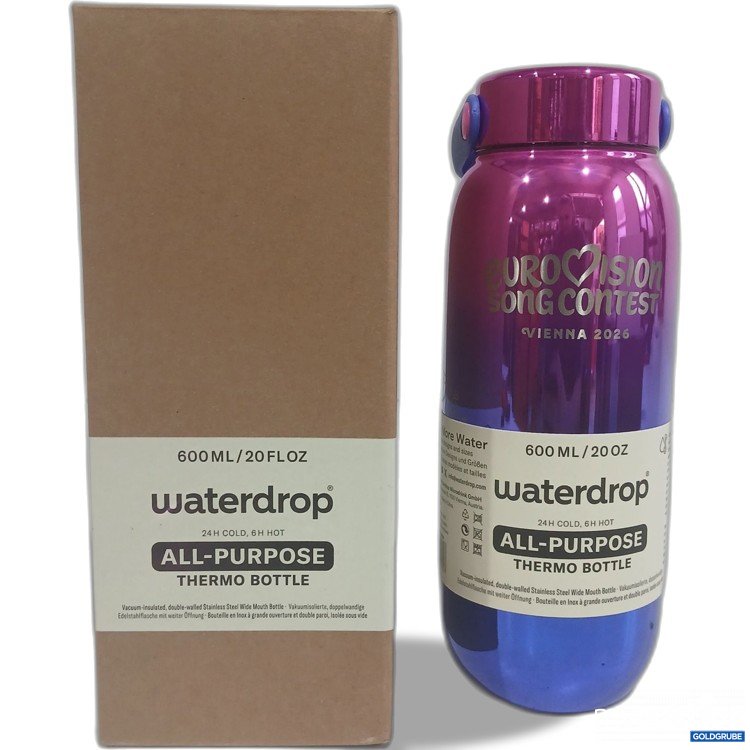 Artikel Nr. 986163 Artikel Nr. 986163: Waterdrop all-purpose Thermo Bottle 600ml