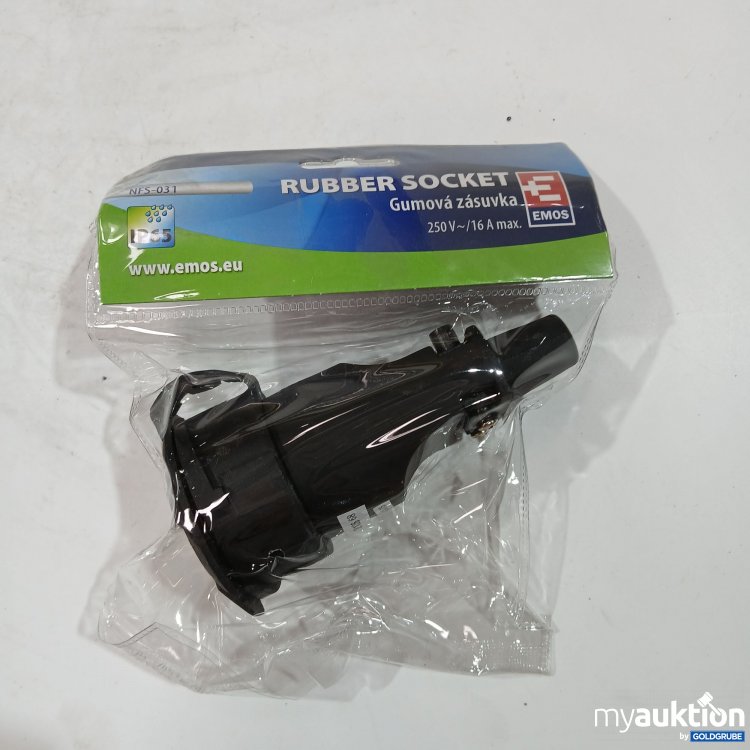 Artikel Nr. 395164 Artikel Nr. 395164: Schukokupplung Typ E Gummi IP 65 mit Deckel