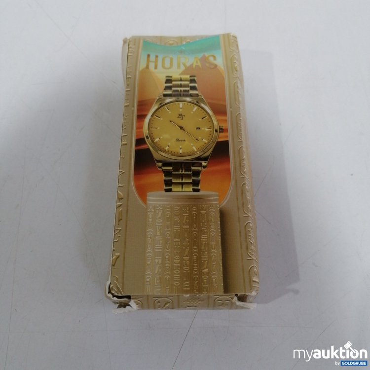 Artikel Nr. 440164: Horas Herrenuhr goldfarben 