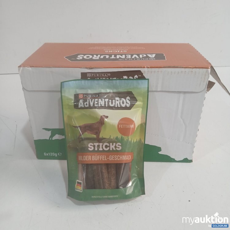 Artikel Nr. 471164: Purina Adventuros Sticks Wilder Büffel-Geschmack 6x120g