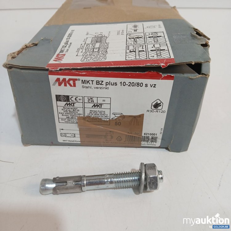Artikel Nr. 524164: MKT BZ plus 10-20/80 Stahl verzinkt 