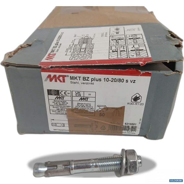 Artikel Nr. 524164: MKT BZ plus 10-20/80 Stahl verzinkt 