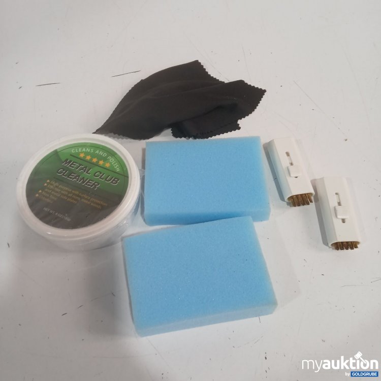 Artikel Nr. 526164 Artikel Nr. 526164: Metal Club Cleaner Polierpaste mit Schwämmen und Bürsten 180g