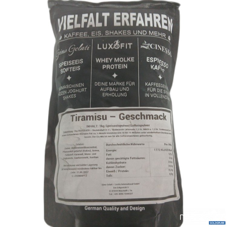 Artikel Nr. 977164: Vielfalt erfahren Tiramisu Geschmack 1kg Speiseeispulver