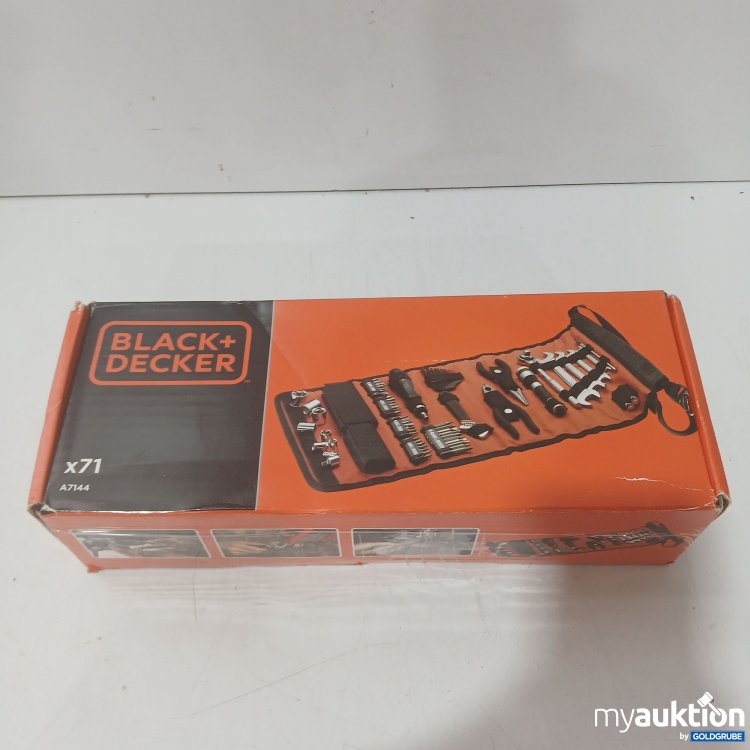 Artikel Nr. 989164 Artikel Nr. 989164: Black+Decker A7144 Autowerkzeug-Set 71tlg