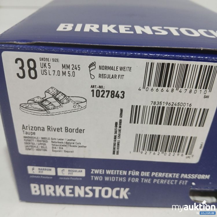 Artikel Nr. 991164 Artikel Nr. 991164: Birkenstock Arizona Rivet Border Sandalen