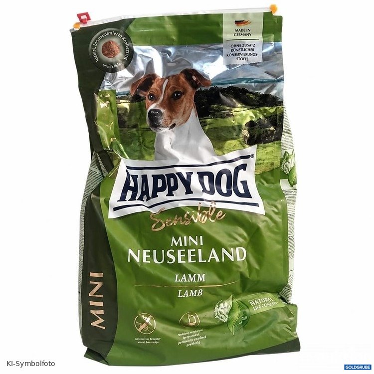Artikel Nr. 471165: Happy Dog Sensible Mini Neuseeland Lamm Hundefutter 4kg
