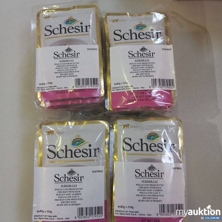 Artikel Nr. 763165 Artikel Nr. 763165: Schesir Katzenfutter 4er Pack x(6x85g )