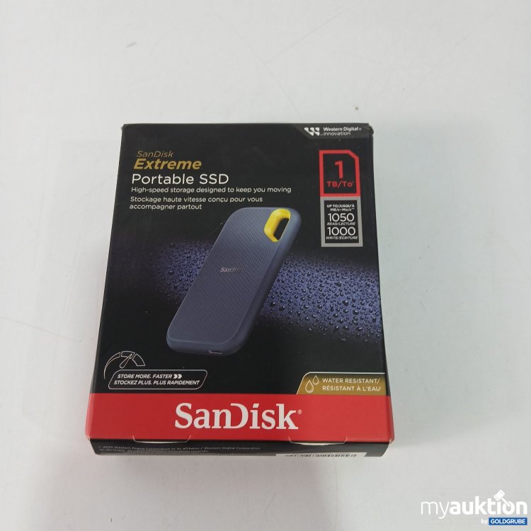 Artikel Nr. 805165 Artikel Nr. 805165: SanDisk Extreme Portable SSD 1TB