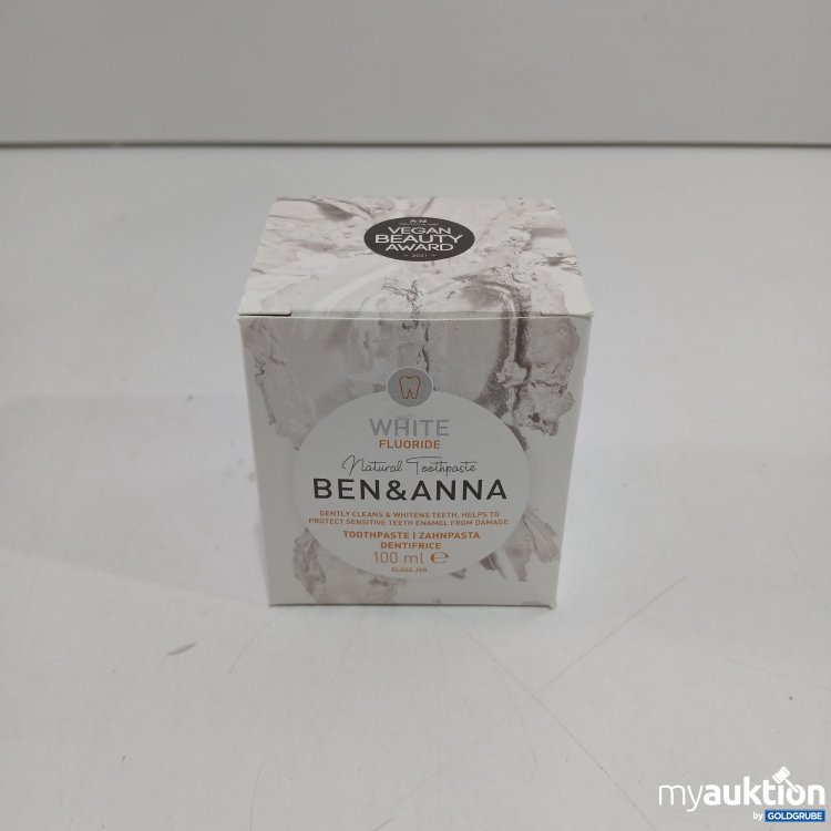 Artikel Nr. 811165: Ben&Anna White Fluoride Toothpaste 100ml