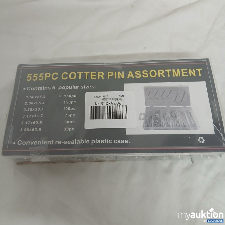 Artikel Nr. 817165 Artikel Nr. 817165: 555Pcs Cotter Pin Assortment