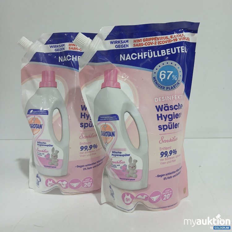 Artikel Nr. 859165: Sagrotan Desinfektion Wäsche Hygiene Spüler Nachfüller je 1,2L