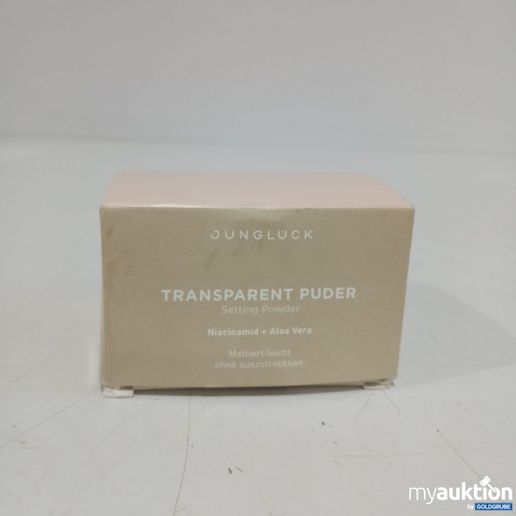 Artikel Nr. 886165 Artikel Nr. 886165: Junglück Transparent Puder Niacinmid + Aloe Vera Natürlich bis leicht matt Rosé-für helle Hauttöne 10g