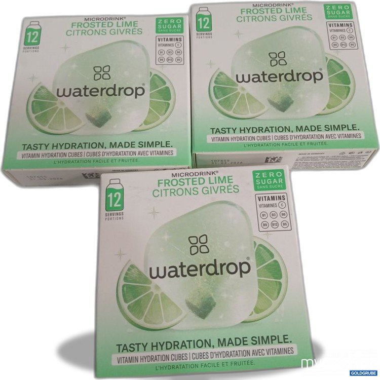 Artikel Nr. 919165: waterdrop Frosted Lime 3x12 Stück