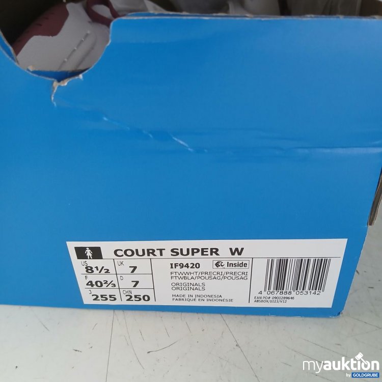 Artikel Nr. 954165: Adidas Court Super W Sneaker Weiß/Rosa