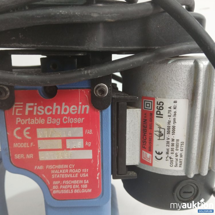 Artikel Nr. 968165: Fischbein Portable Bag Closer ser.nr. 407019F