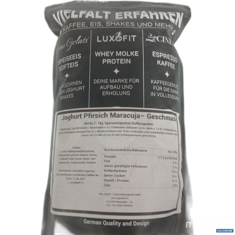 Artikel Nr. 977165 Artikel Nr. 977165: Vielfalt erfahren Joghurt Pfirsich Maracuja Geschmack 1kg Speiseeispulver