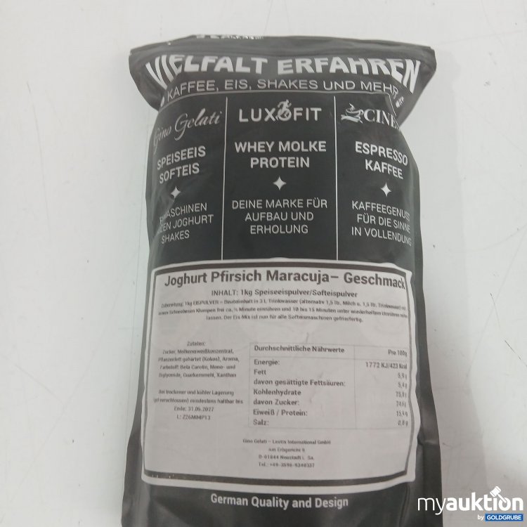 Artikel Nr. 977165 Artikel Nr. 977165: Vielfalt erfahren Joghurt Pfirsich Maracuja Geschmack 1kg Speiseeispulver