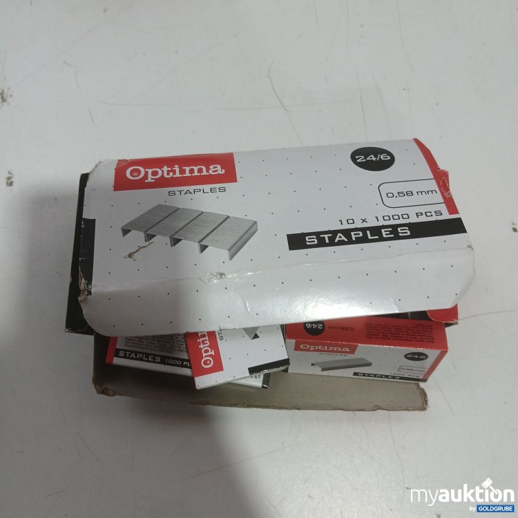 Artikel Nr. 984165 Artikel Nr. 984165: Optima Staples 10x1000pcs 0,58mm