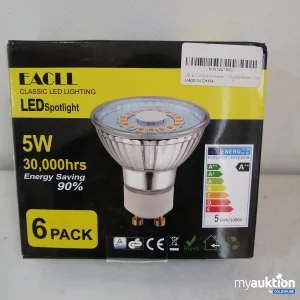 Auktion Eacll LED Spotlight 6 Stück 5kWh/1000h